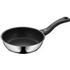 WMF Padella Rivestita Ø 20 cm Devil Manico Cromargan Acciaio Inox Teflon Platinum Adatto a induzione, Lavaggio a Mano, Inossidabile, Argento