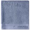 HEAD Dynamic - Asciugamano in Spugna Puro Cotone 100% Certificato, Ideale come Asciugamano Palestra, Telo Doccia e Bagno 70x140 Rapida Asciugatura, Asciugamani Bagno Morbidi Assorbenti, Midnight Blue