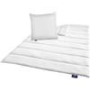 Traumnacht Green Set Letto - Coperta Estiva 155 x 220 cm + Cuscino 80 x 80 cm, Set Sostenibile con Rivestimento in Microfibra, Prodotto secondo standard di qualità tedeschi