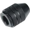 HanOaki Mini mandrino per trapano senza chiave, 0,3-3,4 mm, adattatore a cambio rapido per utensili rotanti, in acciaio ad alto tenore di carbonio, finitura antiruggine, M7, M8 x 0,75, lungo, corto