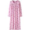 Keyocean Camicia da Notte Donna 100% Cotone Abito da Notte Lungo Ricamata