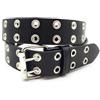 Lemasi Cintura in jeans a 2 fori a 3 fori, da donna, in vera pelle e PU nero, bianco, rosso, ecc.