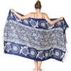 PANASIAM Atlantic Pareo - XL Sarong Mare - Telo Mare - Viscosa | Design marinaro, doppie cuciture, gonna pareo leggera, abito da spiaggia, copricostume, grande arazzo da parete