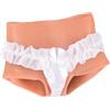 YEEFAIRY Intimo Contour in Silicone per Crossdresser Slip Realistici con Aspect Femminile Artificiale Funzionalità per Transgender MTF Cosplay e Cross Dressing (Pelle Scura, Taglia L)