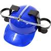 Ekrfxh Guzzler - Casco per bere, regolabile, con supporto per lattine, cappello di paglia per birra, bibite, feste, gadget divertenti