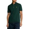 Lyle & Scott Uomo Polo Monocolore Tipped con Riga