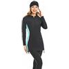 TaissBocco Full Swimming Costume Burkini for Women Modest Girls Swimsuit Islamic Swimwear Plus Size(XXL, T14)