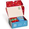 Happy Socks 2-Pack Happy Holidays, calzini di natale divertenti per uomo e donna, scatole regalo con calzini invernali fantasia taglia 36-40
