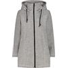 CMP Donna Hoodie Parka, grey mel, M