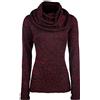 Black Premium by EMP Donna Maglione Rosso con Collo Alto