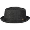 Stetson Wool Pork Pie Unisex Cappello in Feltro di Lana Made in Italy Uomo Lana Vergine Fodera in Cotone Autunno/Inverno