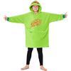 TEENAGE MUTANT NINJA Turtles Oversize Felpa con Cappuccio Bambino Adolescenti 7-13 Anni, Morbido Coperta Indossabile