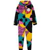 Disney Stitch Pile Pigiami Interi con Cappuccio Bambina, Accogliente Pigiama Set (Multi, 11-12 Anni)