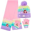 DREAMWORKS GABBY'S DOLLHOUSE Gabby Dollhouse Accessori Invernali Bambina per Scuola e Viaggiare, Regalo Bimba