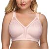 DotVol Reggiseno Base in Pizzo e Taglia Grossa Coppa Completa Non Schiuma Reggiseno Senza Fili