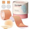 Lillypads® Premium Boob Tape - L'Originale - Tape Seno Set incl. Copricapezzoli in Silicone - Boobietape per Outfit con Schiena Scoperta & Senza Spalline - Coppe A-E
