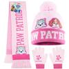 Paw Patrol Sciarpa, Guanti e Berretto Invernale Bambina 3-7 Anni, 3 Pz Caldo Accessori Invernali Set, Skye Everest Idea Regalo