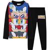 Get Trend Sonic The Hedgehog Pigiama Bambino, Set Lungo Pigiami Bambini con T-Shirt e Pantaloni, Abbigliamento da Casa, Regalo Ragazzo