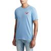True Religion Buddha Logo Oasis Blue T-Shirt - Medium