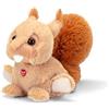 Trudi Scoiattolo Peluche regalo di compleanno e Natale, animali bosco | 16x17x23cm taglia XS | Bussini | modello 18191
