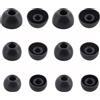 JNSA Cuscinetti auricolari di ricambio in silicone per JBL Tune 230NC TWS/Tune 125TWS/Tune 130NC TWS/Vibe 200TWS/Free X, adatti alla custodia, 6 paia S/M/L, 3 dimensioni, nero 713
