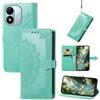 Fertuo Cover a Libro Antiurto per Xiaomi Redmi Note 17 Pro 5G, Verde | Custodia con Porta Carte, Chiusura Magnetica, Stand, Cordino, Mandala, Portafoglio in Pelle PU, Silicone, Case per Donne