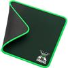 Nexus Gamer Tappetino Mouse da gaming 30x25 cm, spessore 3mm,professionale,superficie in tessuto ultra-liscio,base in gomma naturale Antiscivolo,bordi cuciti Anti-sfilacciamento (bordo verde)