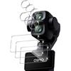 QULLOO Pellicola Protettiva per DJI Osmo Pocket 4 Pro / 4P, 3 Pezzi HD Vetro Temperato e 3 Pezzi Pellicola Fotocamera, Durezza 9H Anti-graffio Schermo Protezione