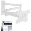 XTRARM supporto da parete TV Axis XL 108,5 cm girevole inclinazione, fino 25 kg VESA 200 bianco
