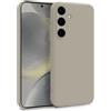 MyGadget Cover per Samsung Galaxy S24 Plus - Custodia in Silicone Morbido a Doppio Strato - Case con Protezione Fotocamera & Fodera Interna Antigraffio - Grigio