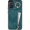 VQWQ Custodia per Samsung Galaxy A33 5G Blocco RFID Anello Supporto Blue