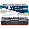 LCL Cartucce di Toner Compatibile 415A W2030A (Con CHIP) (Nero) | Sostituzione per HP COLOR LASERJET PRO M454 M454DW M454NW M454DN M479 M479FDN M479FNW M479DW M479FDW MFP M480f MFP M455dn