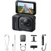 Insta360 GO Ultra Midnight Black Creator Bundle inc Mini 2-in-1 treppiede 2.0, montaggio a sgancio rapido e supporto girevole