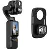 Generic Obiettivo grandangolare tascabile 4P, obiettivo grandangolare a scatto per DJI Osmo Pocket 4Pro, 110 ° FOV multistrato HD vetro ottico in lega di alluminio telaio accessori per obiettivo fotocamera