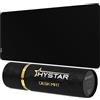 Hystar Tappetino per mouse da gioco esteso, XXL, 91,4 x 40,6 cm, spessore 5 mm, superficie impermeabile, tessuto in poliestere liscio e base in gomma naturale, nero classico