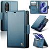 Idhiem Flip Libro Wallet Cover per Samsung Galaxy Z Fold 8, Blu | Pelle PU Premium, Custodia Portafoglio Flip Libro, Blocco RFID, Slot per Carte, Antiurto Wallet Cover, Funzione Supporto