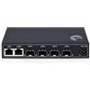 Elfcam® - Gigabit Switch con 4 x 1,25 Gigabit SFP Porte, 2 x 1,25 Gigabit Ethernet Porte ( RJ45 Ports 10M/100M/1000M ) , Plug & Play, Unmanaged ( 4 Porte SFP )