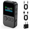 Kujizpu 6.0 Ricevitore Bluetooth Aux, 2 in 1 Adattatore Trasmettitore, Trasmettitore Bluetooth per Tv, Cuffie 3.5mm, Adattatore Bluetooth Auto per TV, Telefono Mobile, Car Audio Systems, Tablet