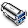 stileitaliano Caricatore da Auto con 2 USB Fast Speed 3.0 Colore Argento