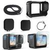 FitStill Kit di protezione in silicone nero per Go Pro Hero 13 Black, copriobiettivo in silicone, pellicola proteggi schermo e cinturino regolabile, kit di accessori per Go Pro Hero 13 nero