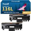 Yowell 116L MLT-D116L Toner compatibile per Samsung D116L MLT-D116L MLT-D116S D116S per Xpress SL M2675FN M2625D M2885FW M2835DW M2875FD M2875FW M2825DW M2825DW M2825ND M2825 M2875 M2885 (2-Pack)