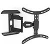 HAMA Supporto per LCD Full Motion TV,XL, 32-65, 25kg, VESA 400X400,3 snodi, colore nero