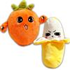 Pealeaf Peluche banana musicale interattiva, giocattolo tattile con suoni piano, morbido pupazzo sensoriale educativo per bambini e regalo (AB)