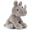 Zappi Co Robin il Rinoceronte Peluche Rhinoceros (22cm) Meraviglia Cornuta - Morbido, Coccoloso, 100% Riciclato - Potente Amico Africano