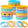 JUNEBRUSHS 42 braccialetti in silicone per feste dell'Oktoberfest, accessori per birra, festival, Oktoberfest, feste, bavarese, decorazioni in stile bavarese (6 modelli)