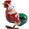 Eleage Pollo Che Salta con Meccanismo retrò per Bambini - Gallo Saltellante Carino e Adorabile con Movimenti Flessibili - Design Ecologico in Metallo - 1 unità