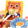 Generico Giocattolo Alimentare per Bambini - Orso Gioco Simbolico per Sviluppo Motricità Fine,Set Cibo Finto con Orsetto - Attività Didattica per Sviluppare Creatività e Apprendimento per Bambini e