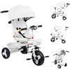 LANTUS Triciclo bambini con para, Draisienne bicicletta per bambini a partire da 1 anno, giocattolo per bicicletta per bambini 5 anni, 9 mesi, per ragazzi e ragazze, come regalo di compleanno, 100 x 75 x 50