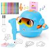 Charmofun Robot che Disegna per Bambini, Robot Disegno Bambini con 100 Cartoline, Robottino Giocattolo per Apprendimento Precoce, Robots Interattivo Vocale per Bambino Bambina dai 3 Anni in su