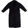 TWTCZOZ Action Figure in 1/12, Impermeabile, Vestito per Bambola, Accessori per Action Figure in Miniatura, Nero
